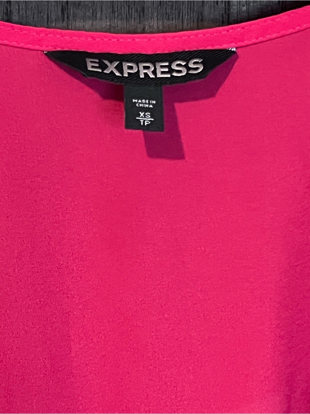 Express Hot Pink Ruffle Mini Dress - Picture 2 of 5